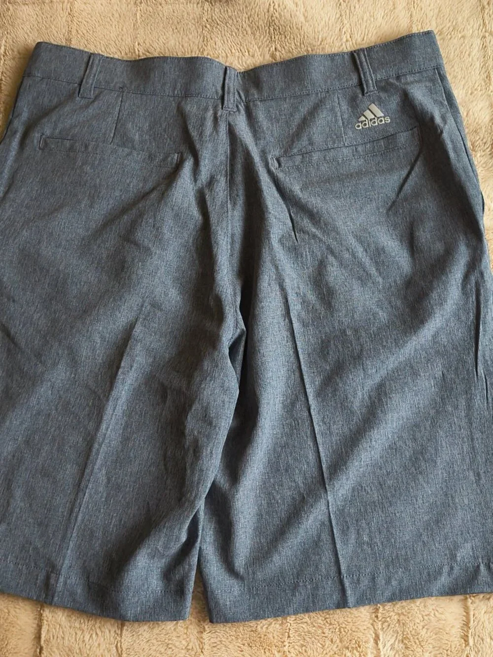 Blue Heathered Adidas Shorts
